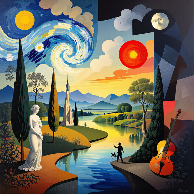 Art History AI Art gallery