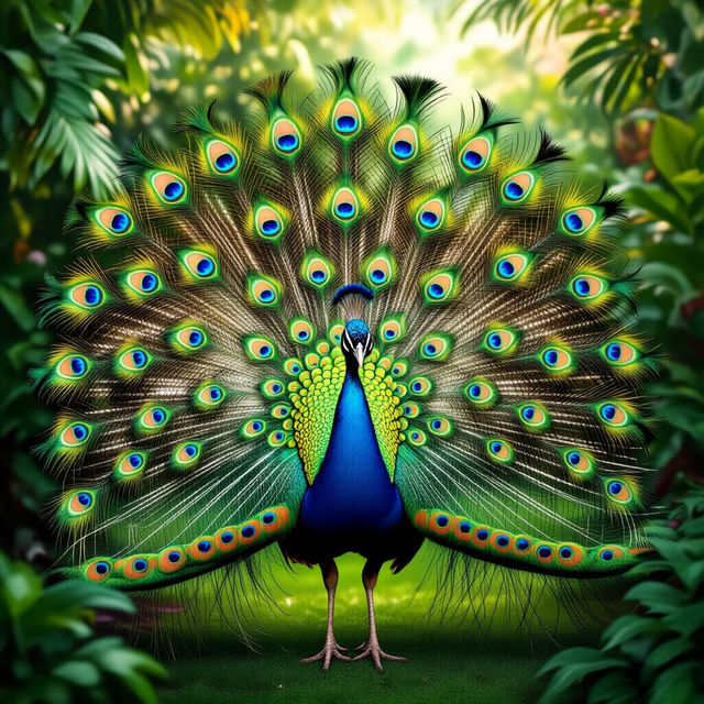 Beautiful Peacock Images - AI Generated gallery