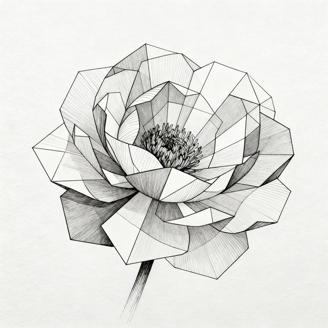 Decomposition Drawing Art - Created with AI gallery