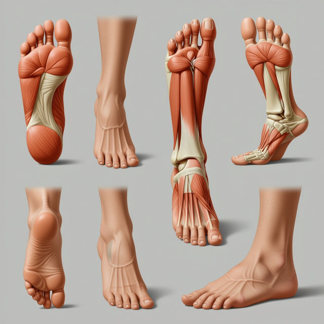 Foot Drawing Reference - AI Generated gallery