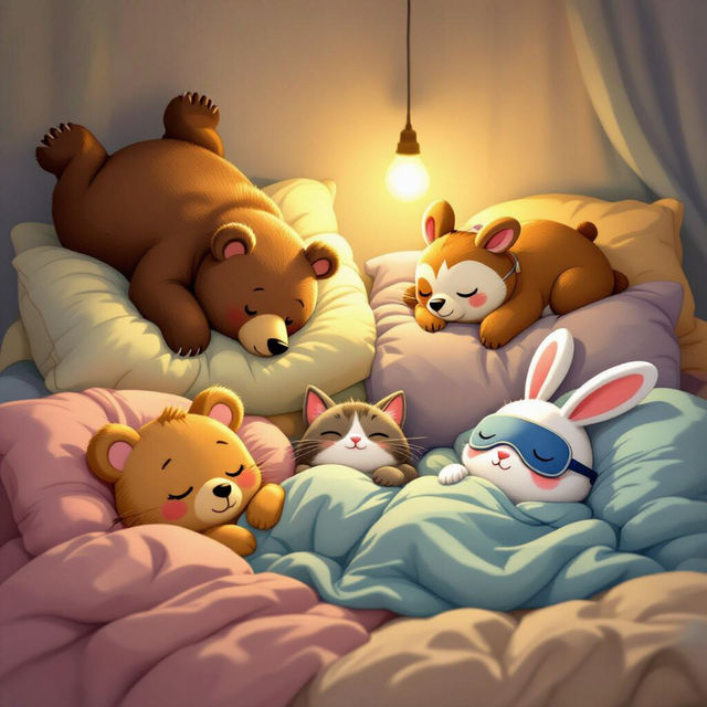 Hilarious Good Night Images - Made With AI gallery