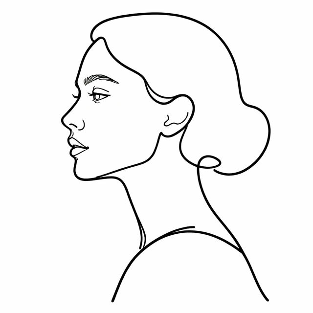 Easy Line Drawings of People gallery