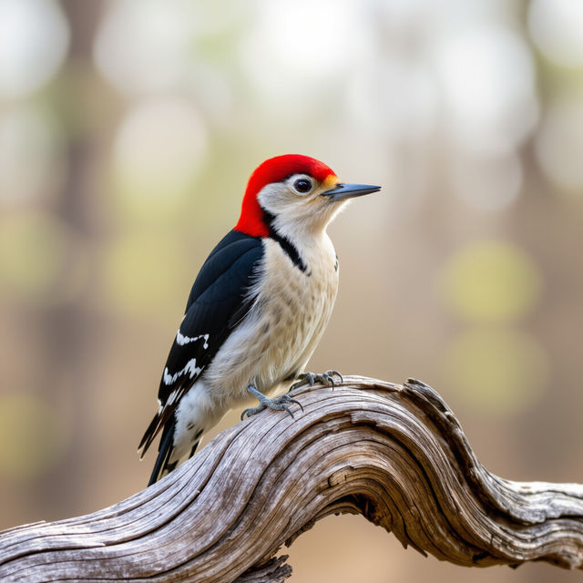 Picture Of A Female Red-headed Woodpecker gallery