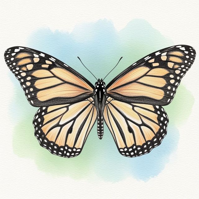 AI Butterflies Drawings Gallery gallery