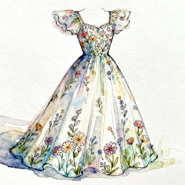 AI Drawing Dresses gallery