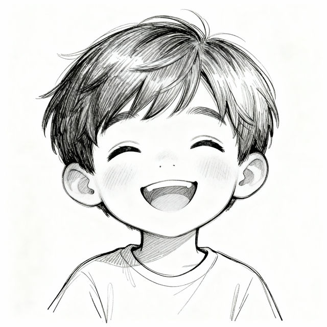 Easy Drawings Of A Boy gallery
