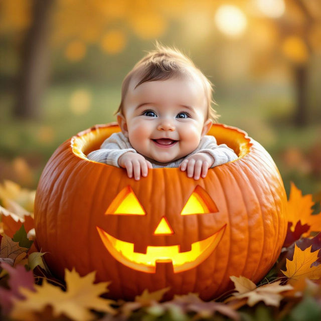 Baby In A Pumpkin Pictures gallery