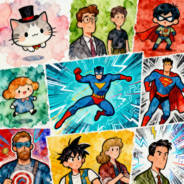 Cartoon Drawing Styles gallery
