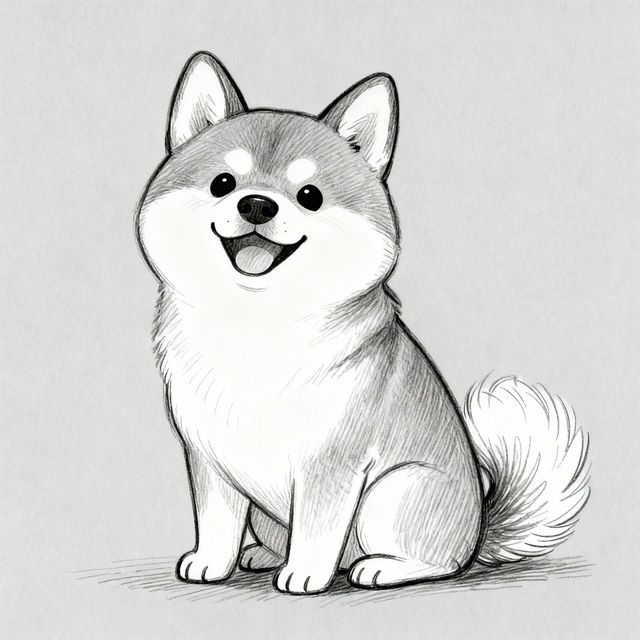 Easy Dog Drawings - Made With AI gallery