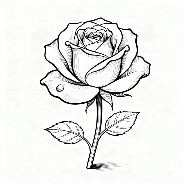 Easy Flower Drawings gallery