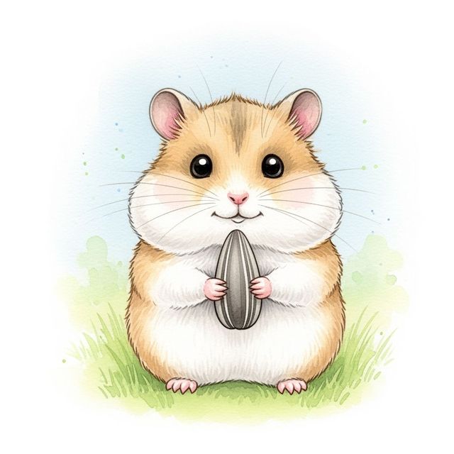 Explore Adorable Hamster Drawings Created with AI gallery