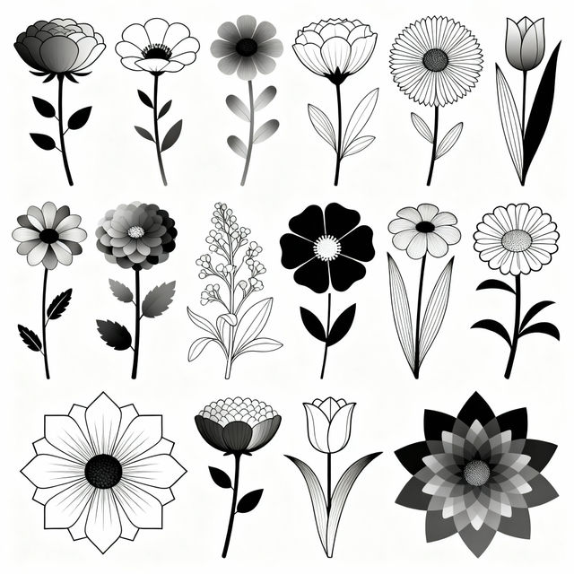 Flower Vector Art gallery