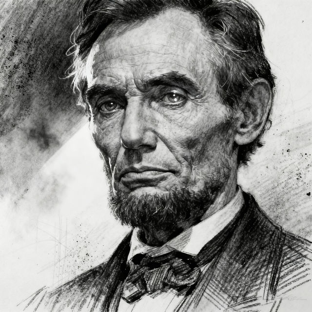 Drawing Of Abraham Lincoln gallery