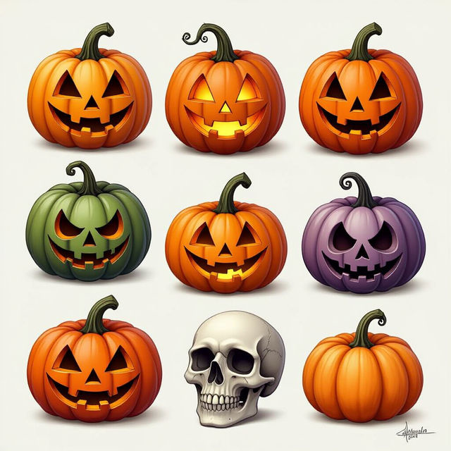 Pictures Of Pumpkins To Draw gallery