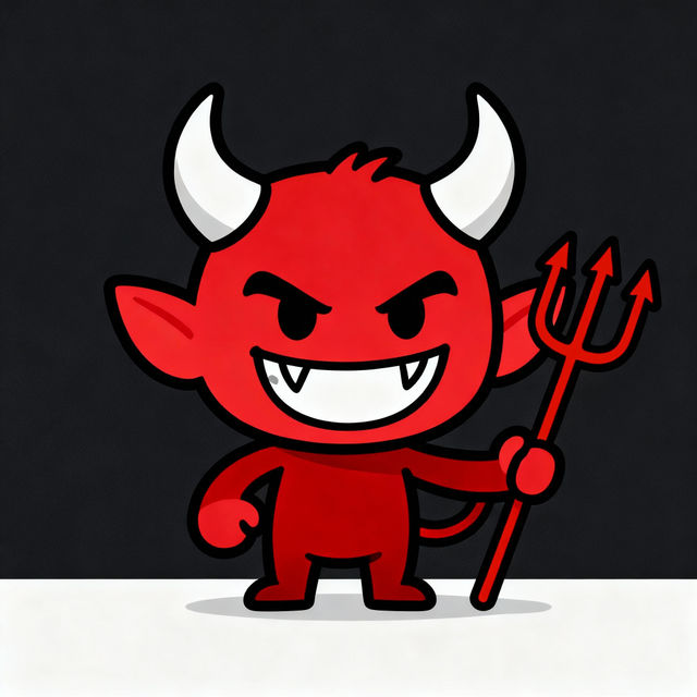 Devil Drawing Easy gallery