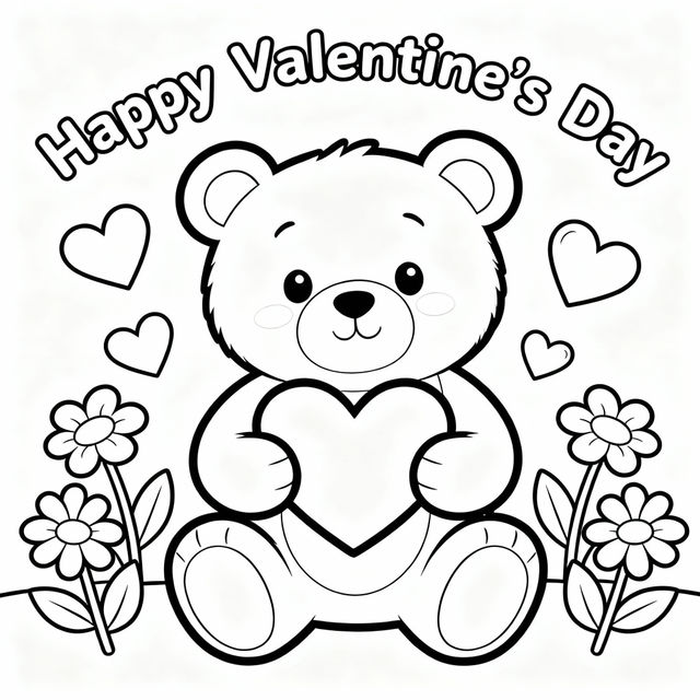 Valentines Pictures To Color gallery