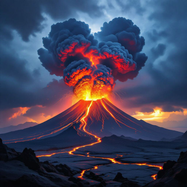 Volcano Pictures - Made With AI gallery