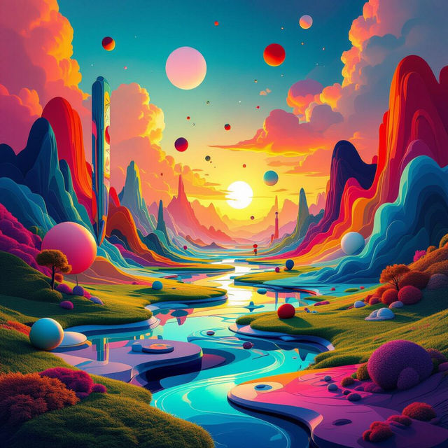 AI-Generated Art gallery