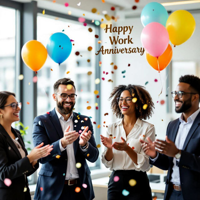 Happy Work Anniversary Images & GIFs gallery