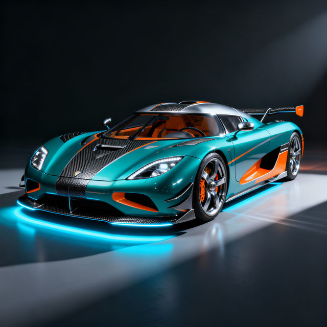 Koenigsegg Drawings - AI Generated gallery
