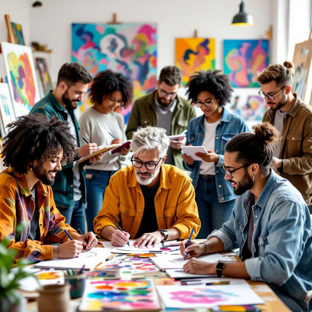 Drawing People Ideas - AI Generated gallery