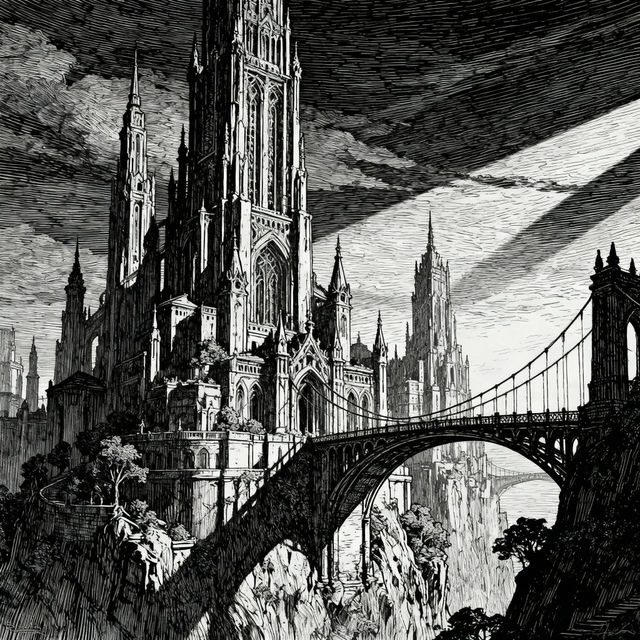 Ink Pen Drawings - Made With AI gallery