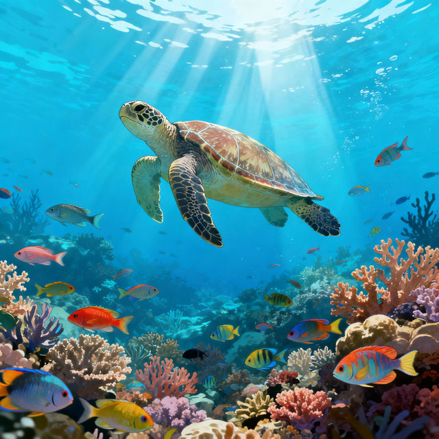 Underwater Scene Drawings gallery