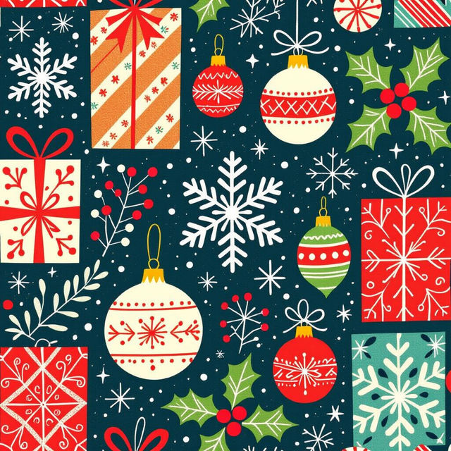 Christmas Collage Wallpaper gallery