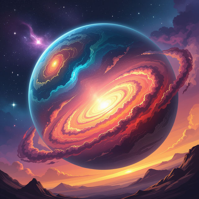 Drawing Of Planets - AI Generated gallery