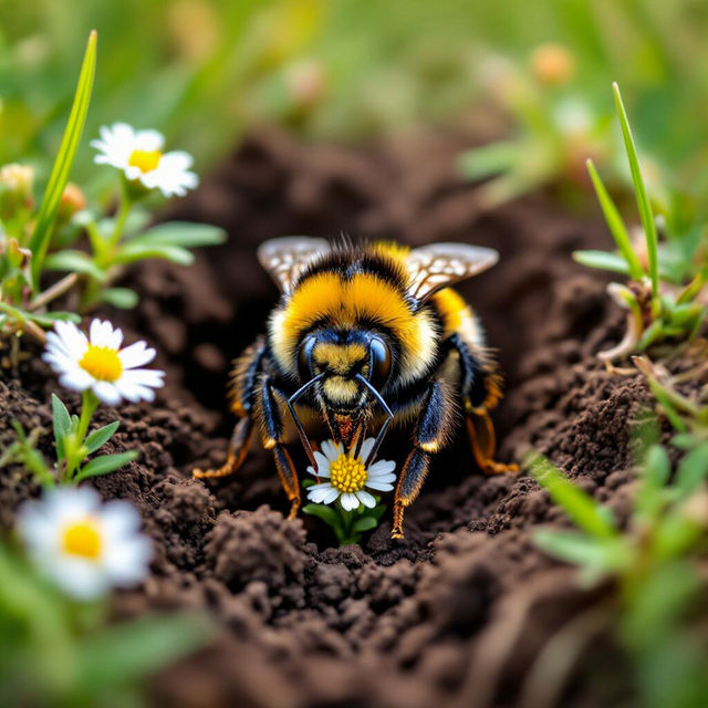 Pictures Of Ground Bees gallery