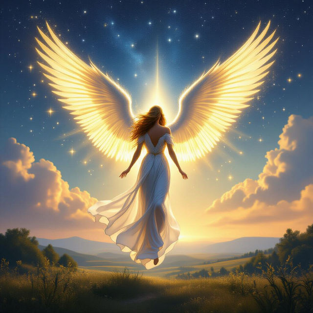 Browse Angel Art Generated by AI gallery
