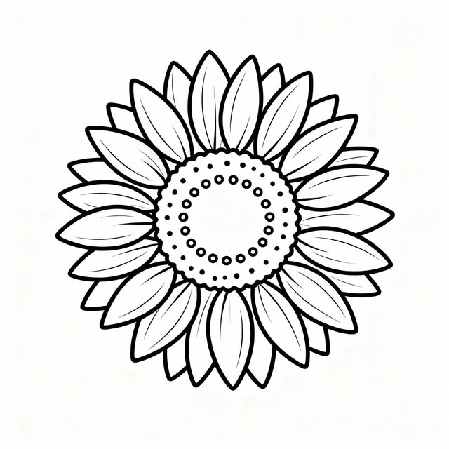 Sunflower Line Art gallery