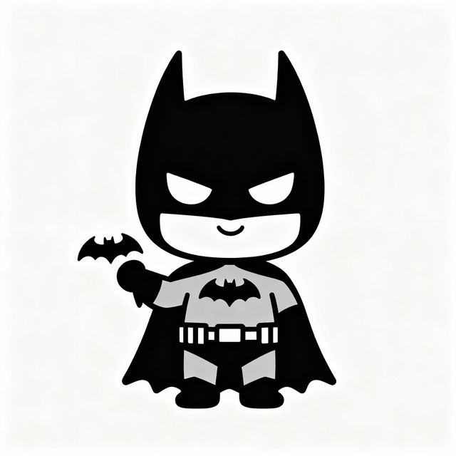 Cute Batman Drawings - Easy AI Art gallery
