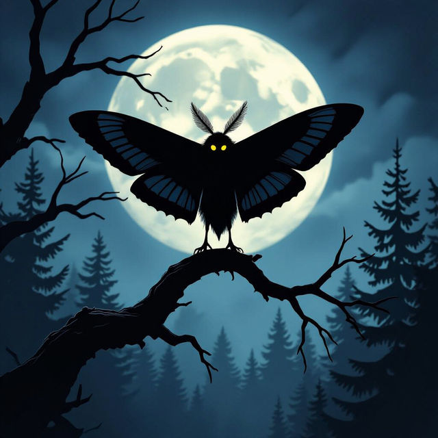 Mothman Art - AI Generated gallery