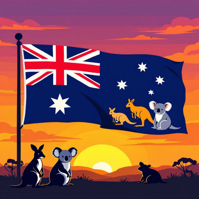 Australian Flag Images - Created With AI gallery