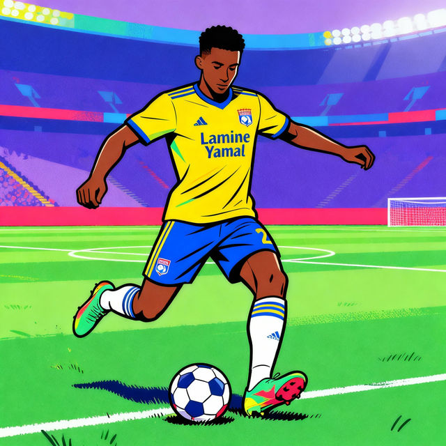 Lamine Yamal Drawing Easy - AI Generated Art gallery