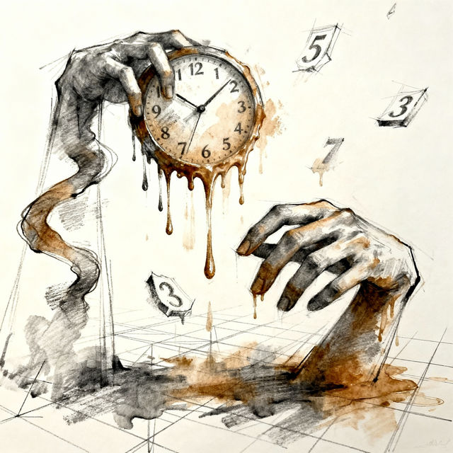 Drawing A Clock Test - AI Art gallery