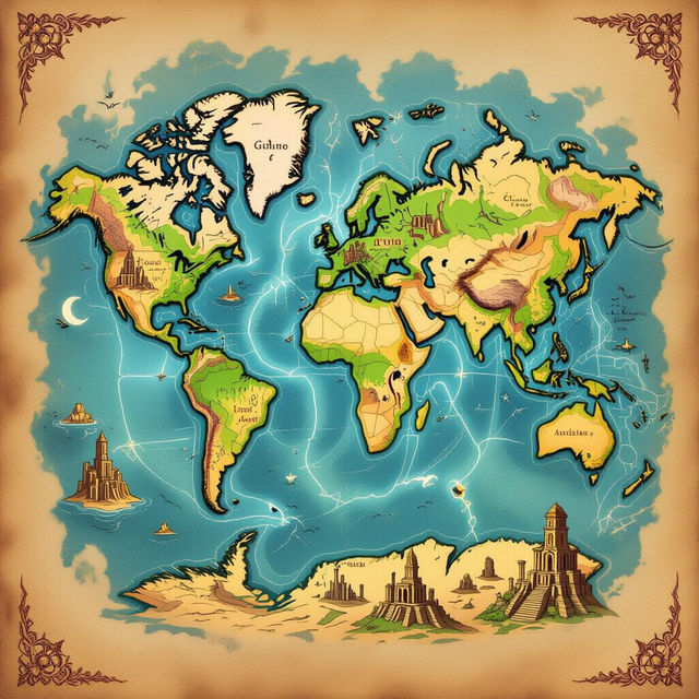 Pictures Of A Map - AI Generated gallery