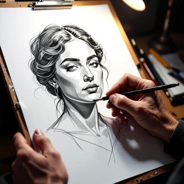 AI Hands Drawing Generator gallery