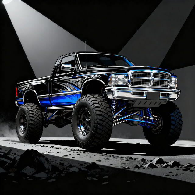 Squatted Truck Drawings gallery