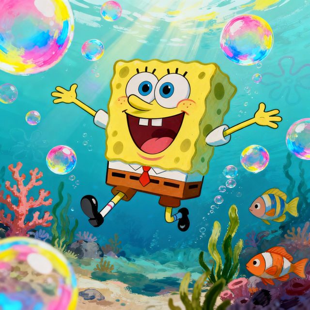 Spongebob Drawings - Made With AI gallery