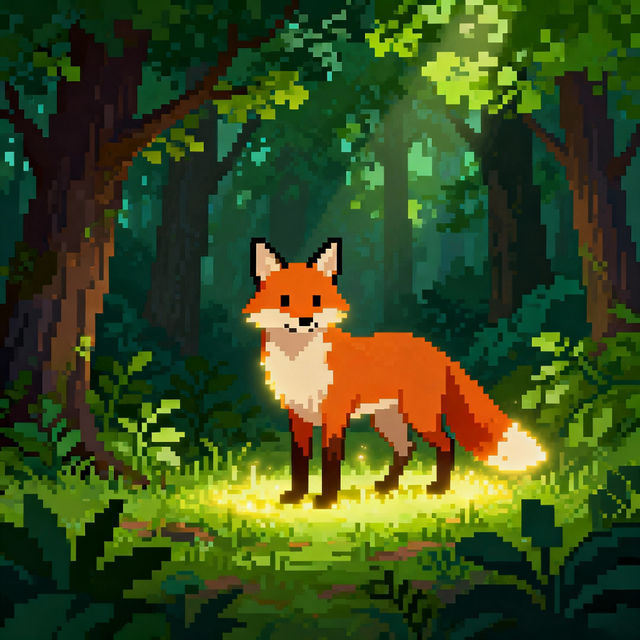 Fox Pixel Art gallery
