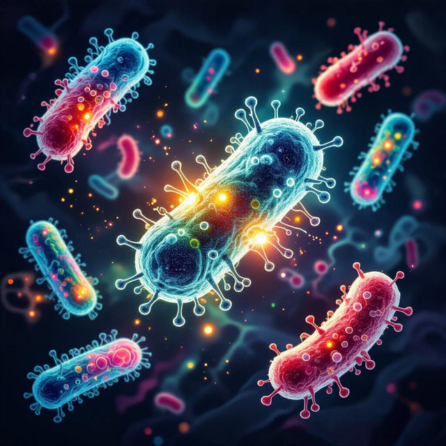 Bacteria Art - Created with AI gallery