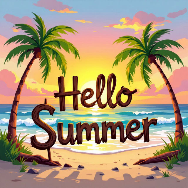 Hello Summer Images - AI Generated gallery