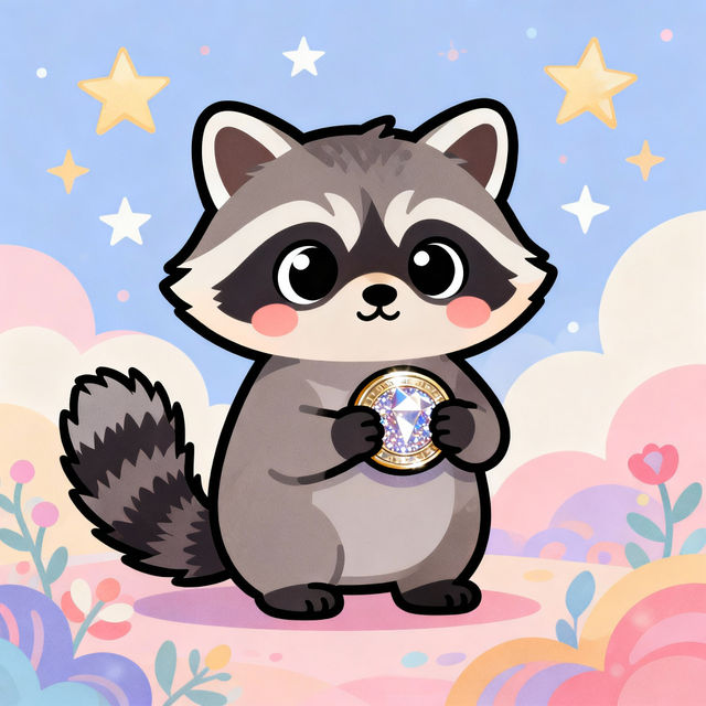 Cute Raccoon Drawings - Made With AI gallery
