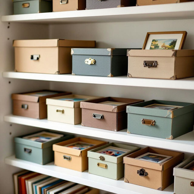 Picture Storage Boxes - AI Generated gallery