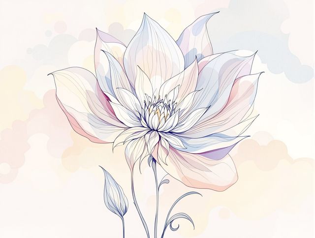 Flower Drawing & Sketches gallery
