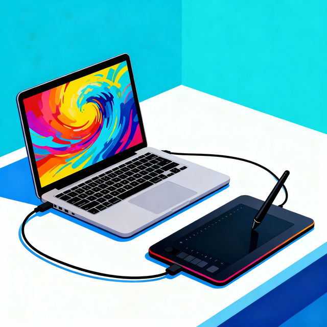 Drawing Laptop Art gallery