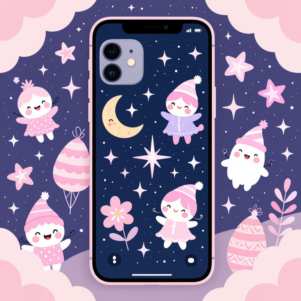 Girly Cute Wallpapers For Iphone - AI Generated