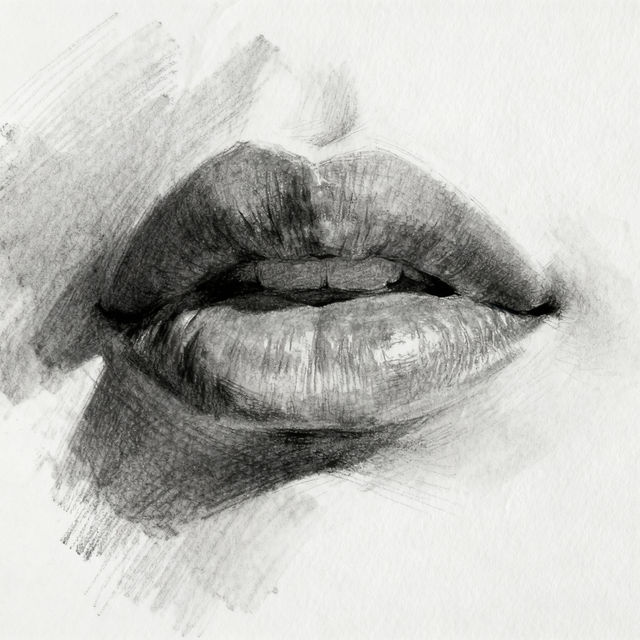 Lip Sketches - AI Generated Art gallery